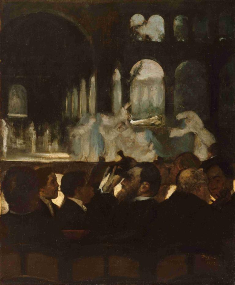 The Ballet from 'Robert le Diable',Das Ballett aus "Robert le Diable,Edgar Degas,Ölgemälde,Ölgemälde