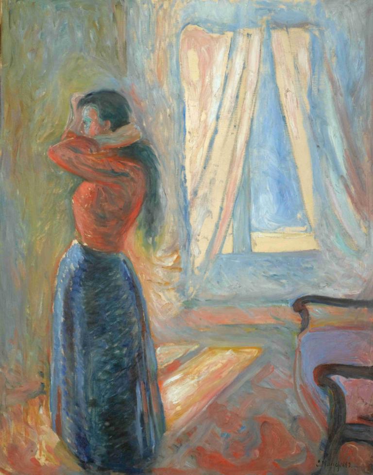 Kvinne Som Speiler Seg (Woman Looking In The Mirror),Kvinna som tittar i spegeln (Kvinne Som Speiler Seg)