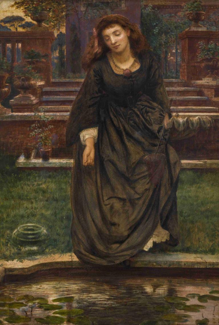 Beware, trust her not, she is fooling thee,Pas på, stol ikke på hende, hun narrer dig,Edward John Poynter