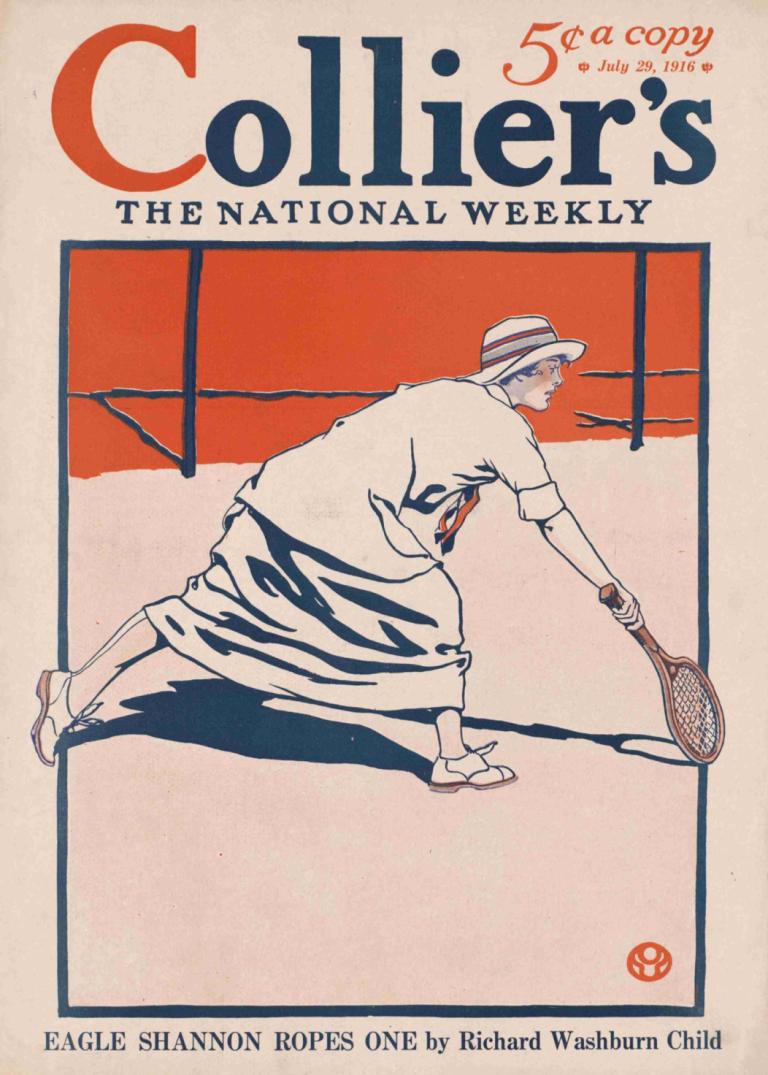 Collier's, the national weekly, Eagle Shannon ropes one by Richard Washburn Child,Edward Penfield