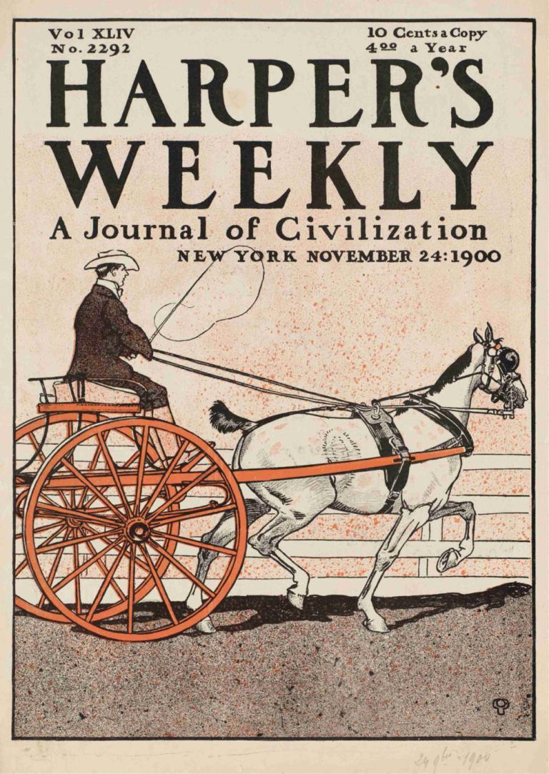 Harper's weekly, a journal of civilization,Harper's weekly, žurnál civilizace,Edward Penfield,Ilustrace