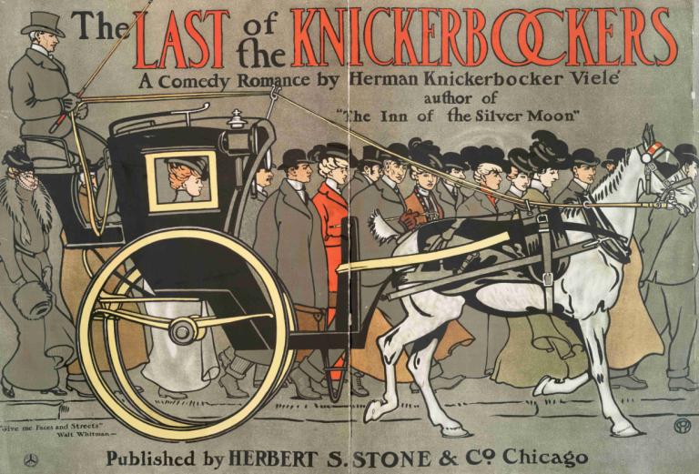 The Last of the Knickerbockers,De laatste van de Knickerbockers,Edward Penfield,Illustratie,Illustratie