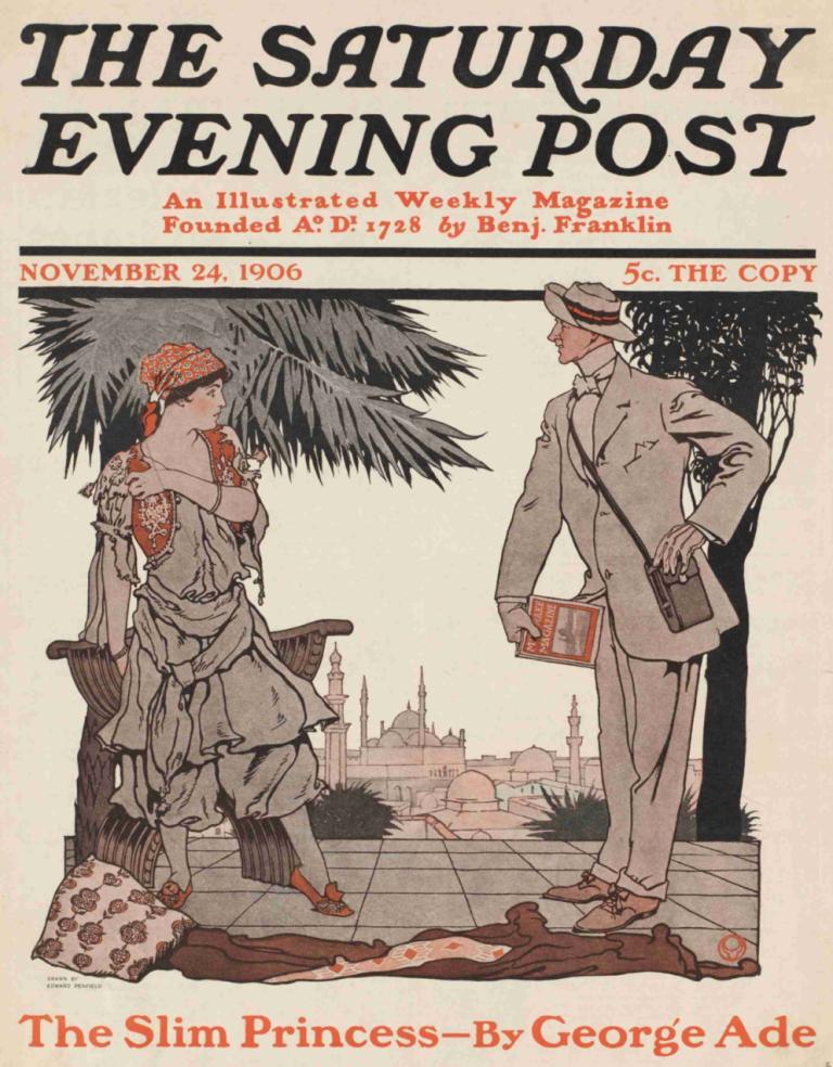 The Saturday evening post, November 24, 1906,De zaterdagavondpost, 24 november 1906,Edward Penfield