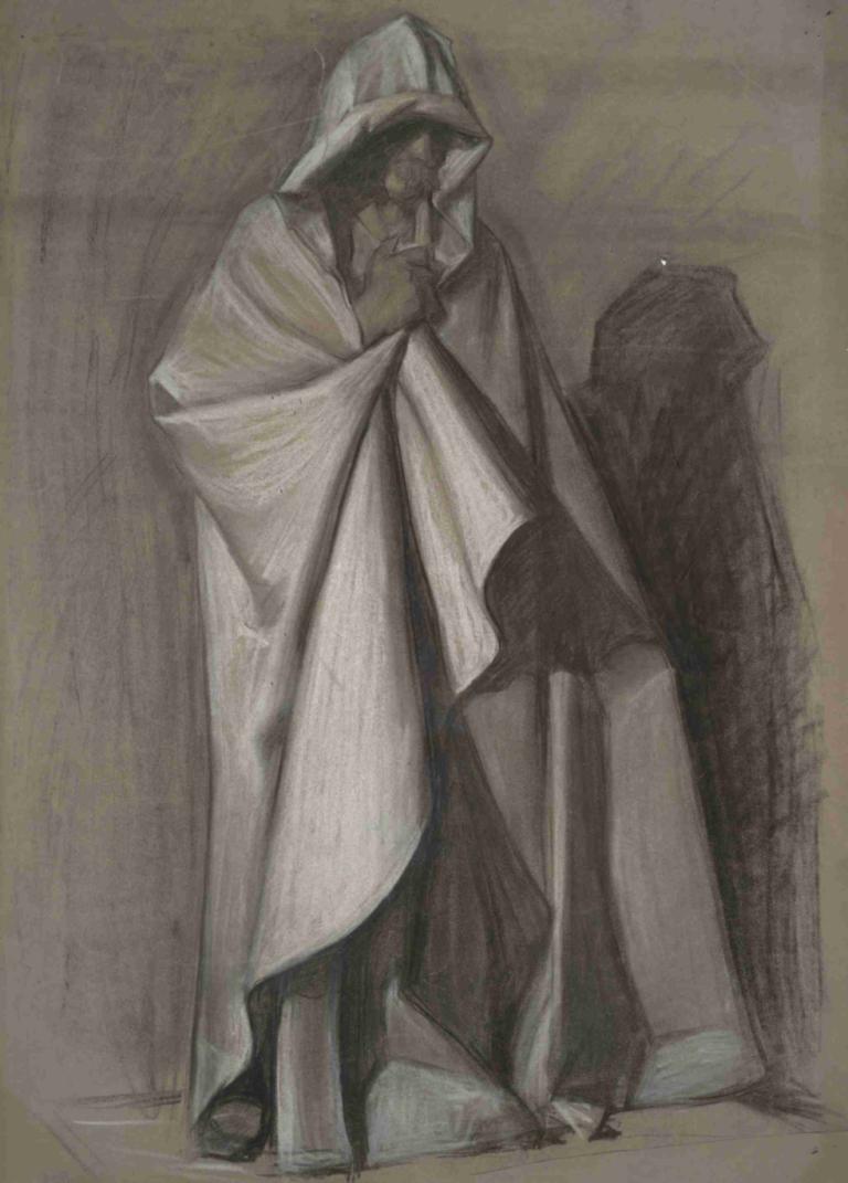 Joseph of Arimathea, Figure study for [The Arthurian Round Table],José de Arimatea