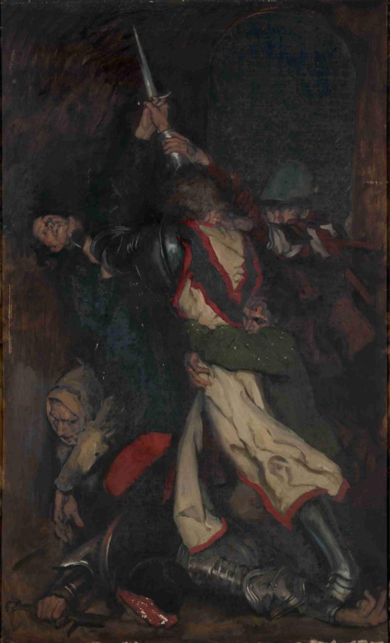 The Squire of Low Degree,Сквайр низкой степени,Edwin Austin Abbey,Эдвин Остин Эбби,Пастель,Пастель, оружие