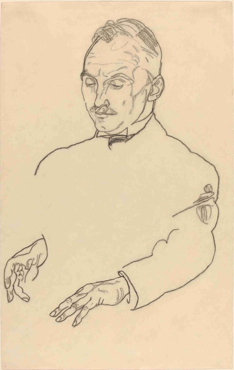 Dr. Koller,ดร.โคห์เลอร์,Egon Schiele,เอกอน ชิลเล่อร์,ร่าง,ร่าง, เด็กชาย 1 คน, โฟกัสชาย, เดี่ยว