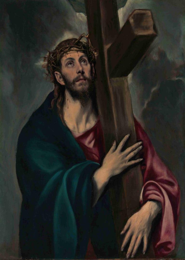 Christ Carrying the Cross,พระคริสต์ที่แบกไม้กางเขน,El Greco (Domenikos Theotokopoulos)