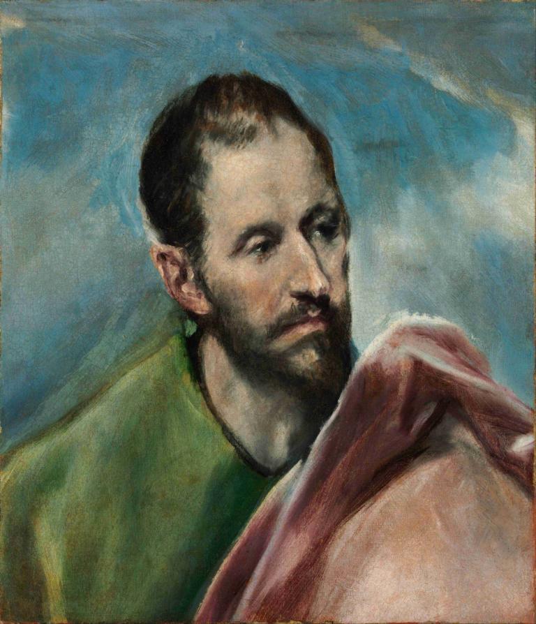 Saint James The Younger,El Greco (Domenikos Theotokopoulos),Oil Painting,Oil Painting, realistic, 1boy