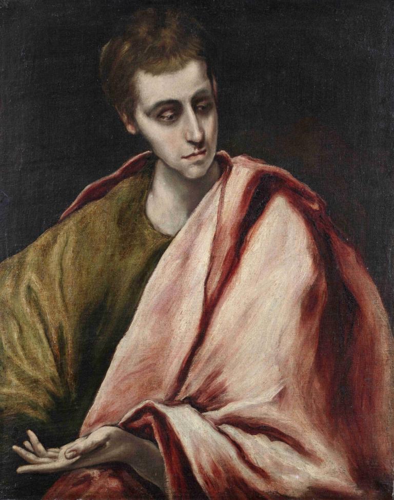 St. John,San Giovanni,El Greco (Domenikos Theotokopoulos),Pittura ad olio,Pittura ad olio, assolo, 1 ragazzo