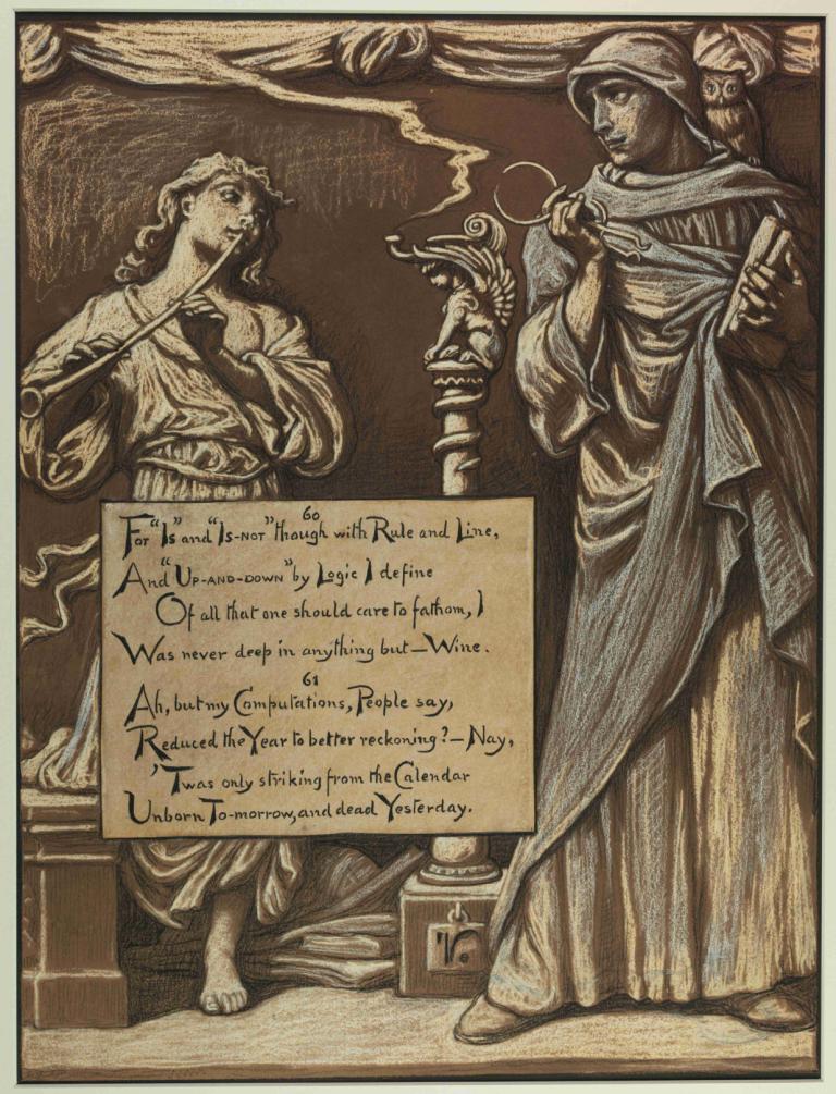 The Divorce of Reason,El divorcio de la razón,Elihu Vedder,Ilustración,Ilustración, parodia de bellas artes