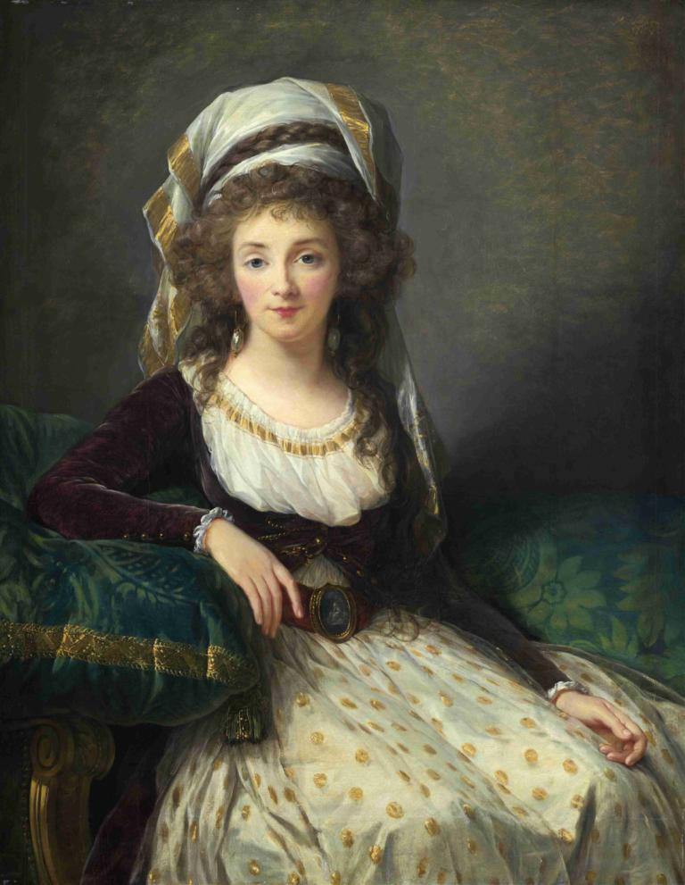 Madame d'Aguesseau de Fresnes,Elisabeth Louise Vigée Le Brun,Pintura al óleo,Pintura al óleo, 1 chica