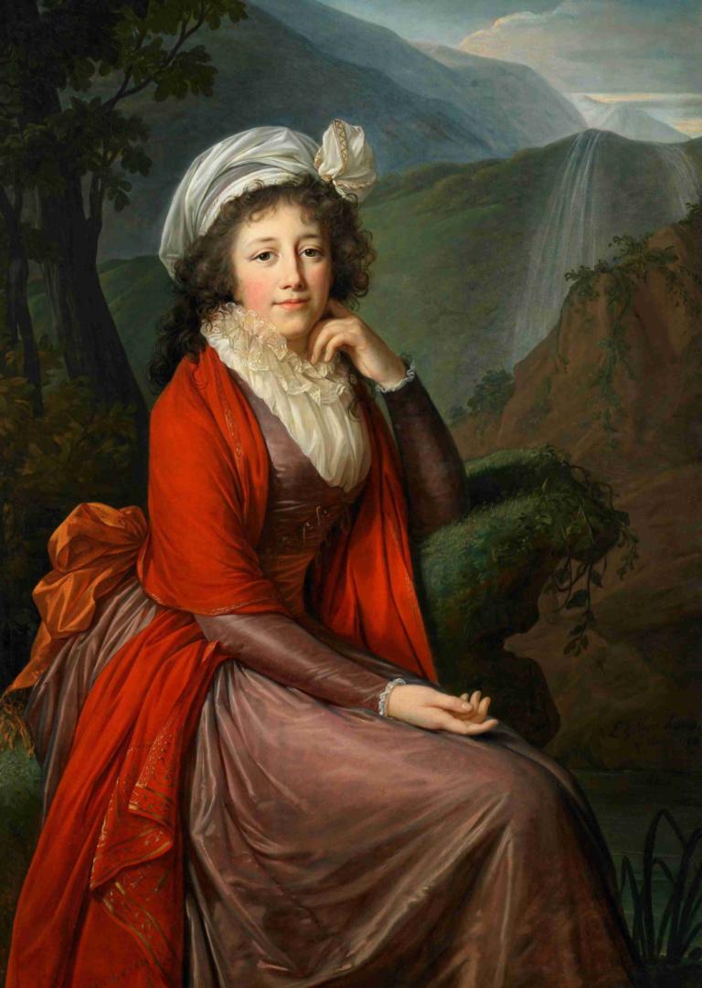 Portrait of Countess Maria Theresia Bucquoi, née Parr,Potret Countess Maria Theresia Bucquoi, née Parr