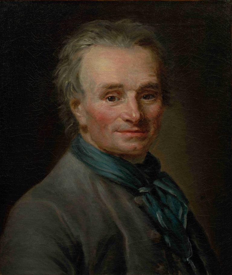 Portrait of Jean-Baptiste Lemoyne the Younger,Portret van Jean-Baptiste Lemoyne de Jonge