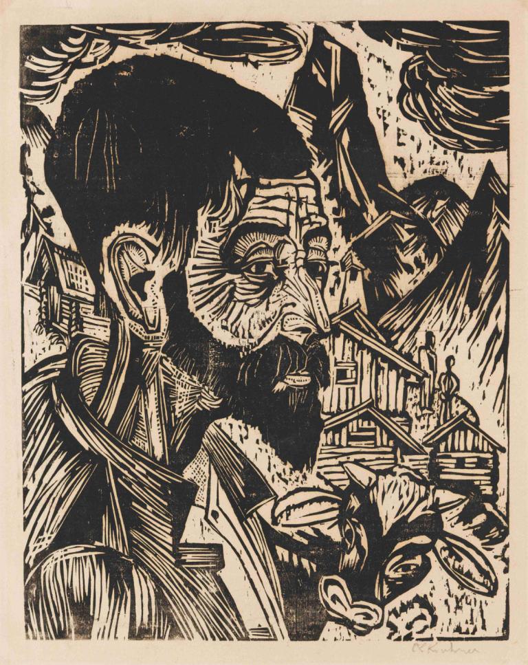 Sennkopf (Martin Schmied),Сеннкопф (Мартин Шмид),Ernst Ludwig Kirchner,Эрнст Людвиг Кирхнер