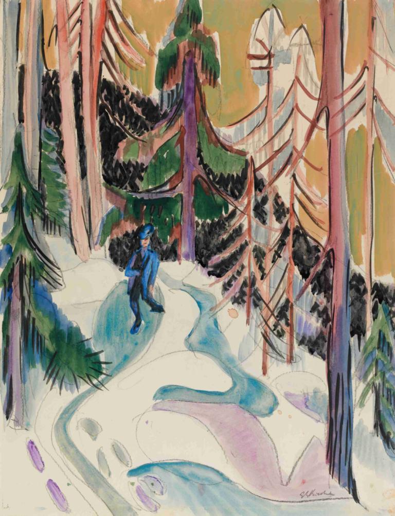 Spaziergang Im Walde (Walk In The Forest),Spaziergang Im Walde (Прогулка в лесу),Ernst Ludwig Kirchner