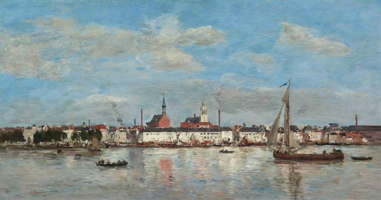 The Quay at Antwerp,ท่าเรือแอนทเวิร์ป,Eugène Boudin,โอริน พุดดิ้ง,จิตรกรรมสีน้ำมัน,จิตรกรรมสีน้ำมัน, รฟท