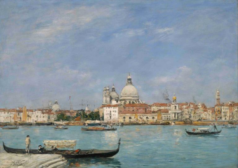 Venice, Santa Maria della Salute from San Giorgio,Venedig, Santa Maria della Salute från San Giorgio