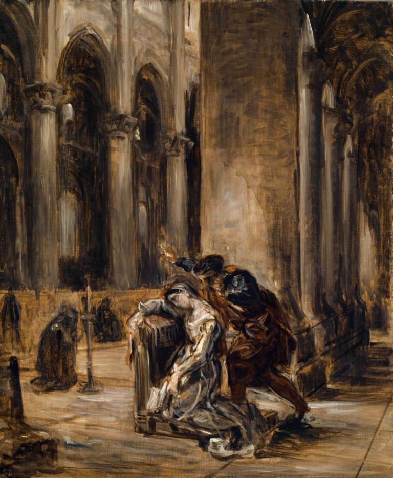 Gretchen in the Church (Goethe, Faust Part I, scene in the cathedral),Gretchen v kostele (Goethe