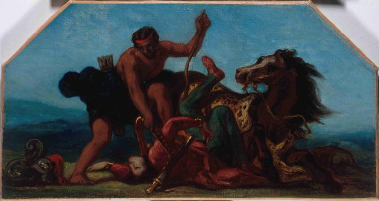 Hercule vainqueur d'Hippolyte, reine des Amazones,Herkules besiegt Hippolyta, die Königin der Amazonen