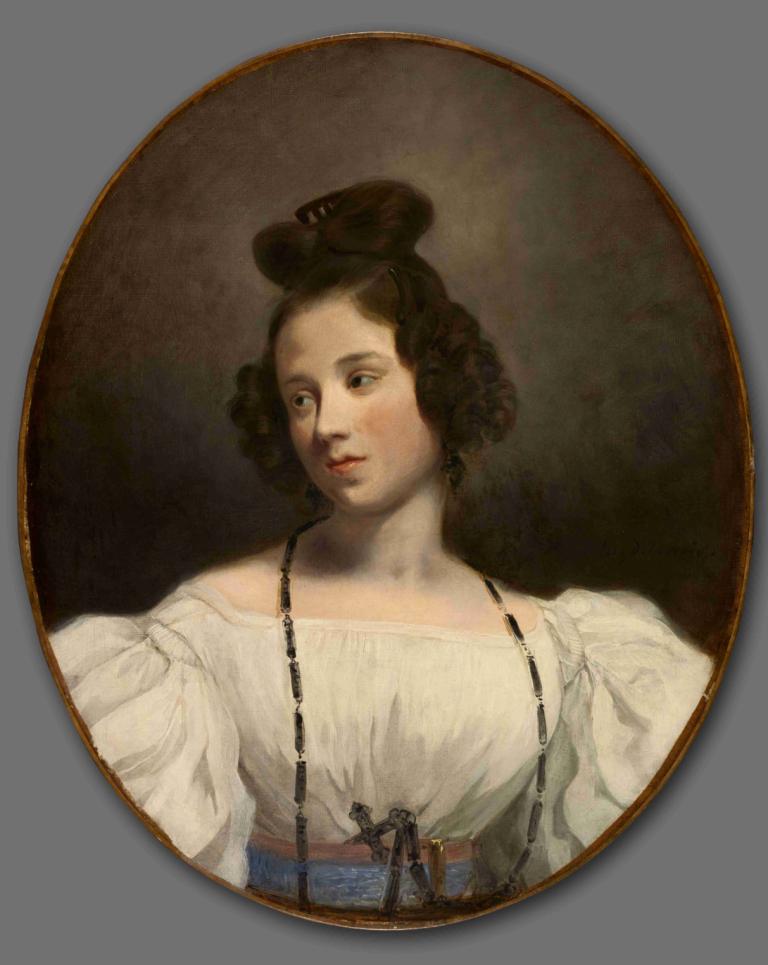 Mlle. Alexandrine-Julie de la Boutraye,Miss Alexandrine-Julie de la Boutraye,Eugène Delacroix,Oljna slika