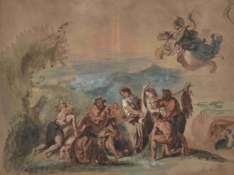 Orpheus Bringing Civilization to the Barbarian Ancestors of the Greeks