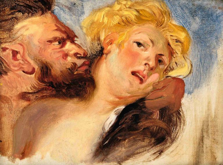 Satyr Embracing A Nymph, After Peter-Paul Rubens,Satyre enlaçant une nymphe, d'après Pierre-Paul Rubens