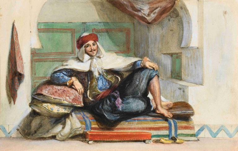 Sidi Abdallah, Provincial Ruler Of The Regency Of Algiers, Rue Amour. June 27th 1832,Sidi Abdallah