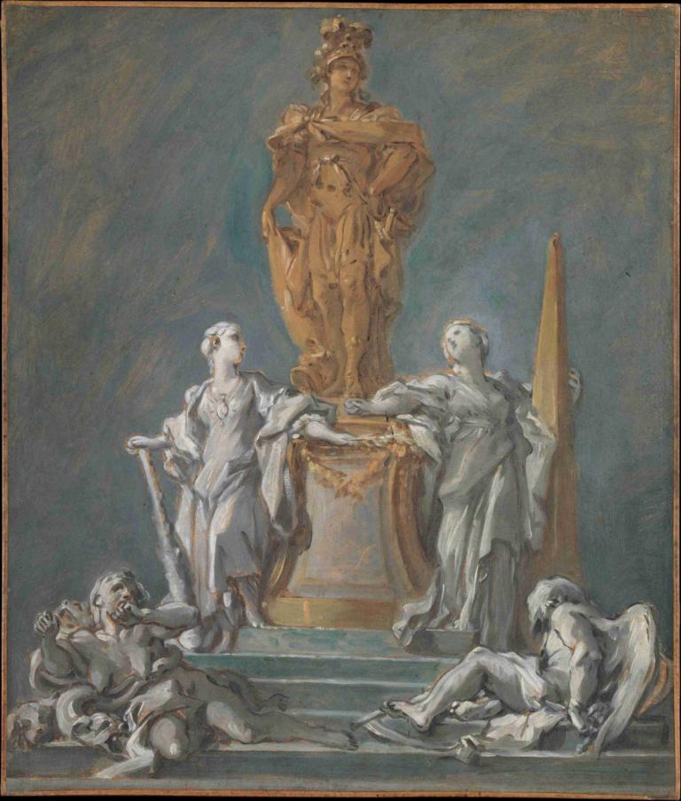 Study for a Monument to a Princely Figure,Tutkimus ruhtinaallisen hahmon muistomerkkiä varten