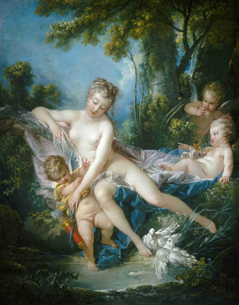 The Bath of Venus,Le bain de Vénus,François Boucher,Peinture à l'huile,Peinture à l'huile