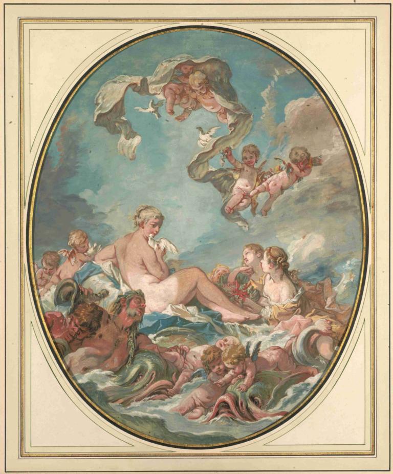 The Birth and Triumph of Venus,La naissance et le triomphe de Vénus,François Boucher,Peinture à l'huile