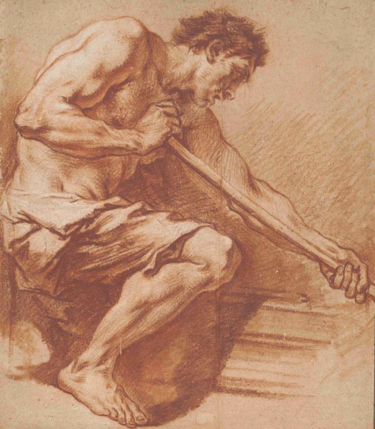 Worker at a Forge,Pekerja di Bengkel,François Boucher,Pengetsaan Pelat Tembaga,Pengetsaan Pelat Tembaga