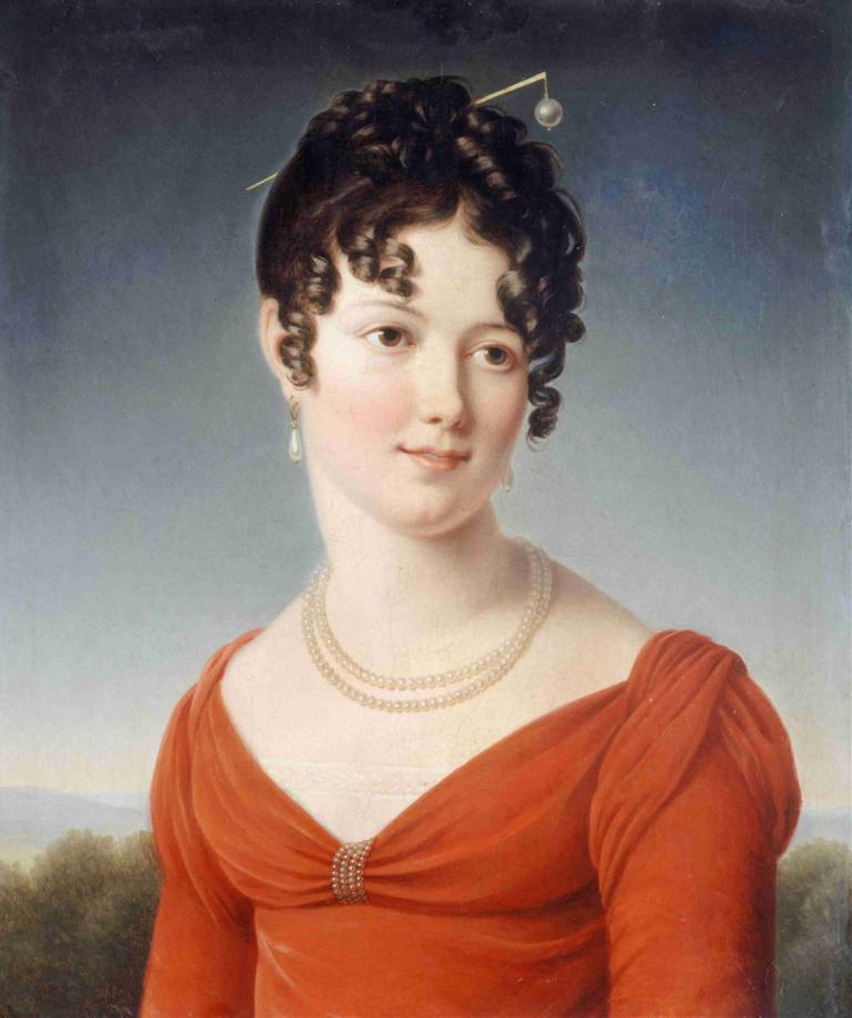 Bust Portrait Of Alexandrine-Anne De La Pallu, Marquise De Flers (1786-1832)