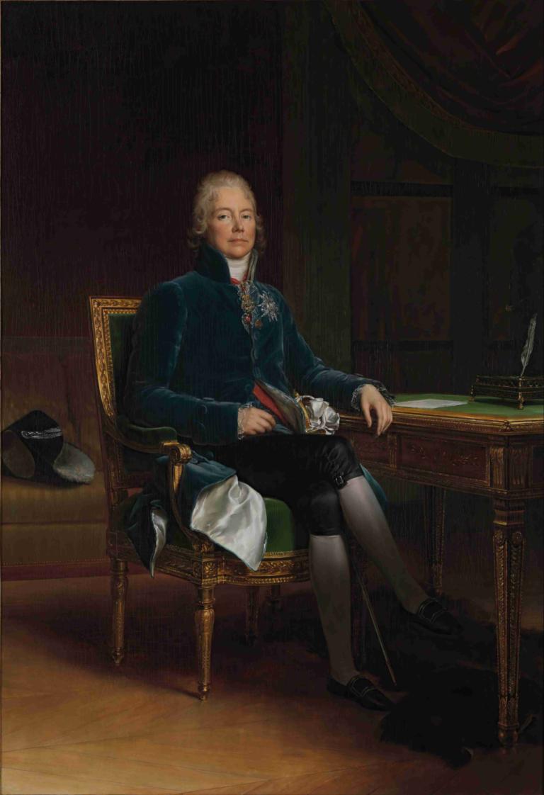 Charles Maurice de Talleyrand Périgord (1754–1838), Prince de Bénévent,François Gérard,Oil Painting