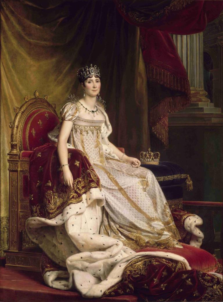 Joséphine in coronation costume,Joséphine in kroningskostuum,François Gérard,Olieverf,Olieverf, 1meisje