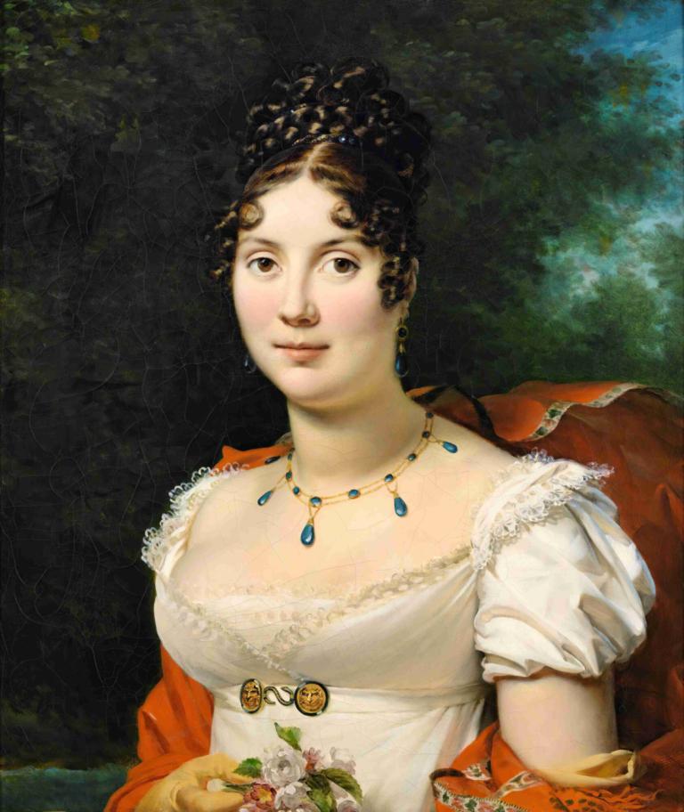 Portrait of a Young Lady,Портрет молодой леди,François Gérard,Франсуа Жерар,Картина Маслом,Картина Маслом