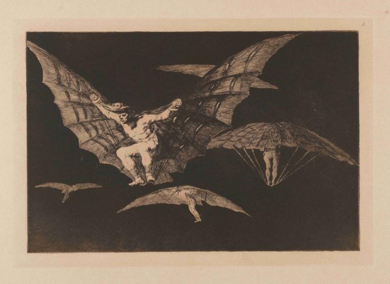 3 Bll. aus 'Los Proverbios',3 ilustraciones de "Los Proverbios,Francisco de Goya,Grabado en placa de cobre