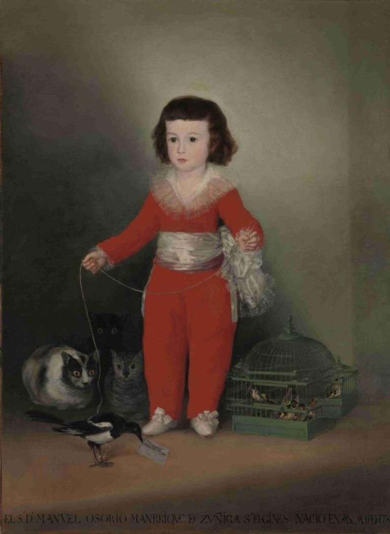 Manuel Osorio Manrique de Zuñiga (1784–1792),曼努埃尔-奥索里奥-曼里克-德-苏尼加（1784-1792）,Francisco de Goya,弗朗西斯科-德-戈雅,油画