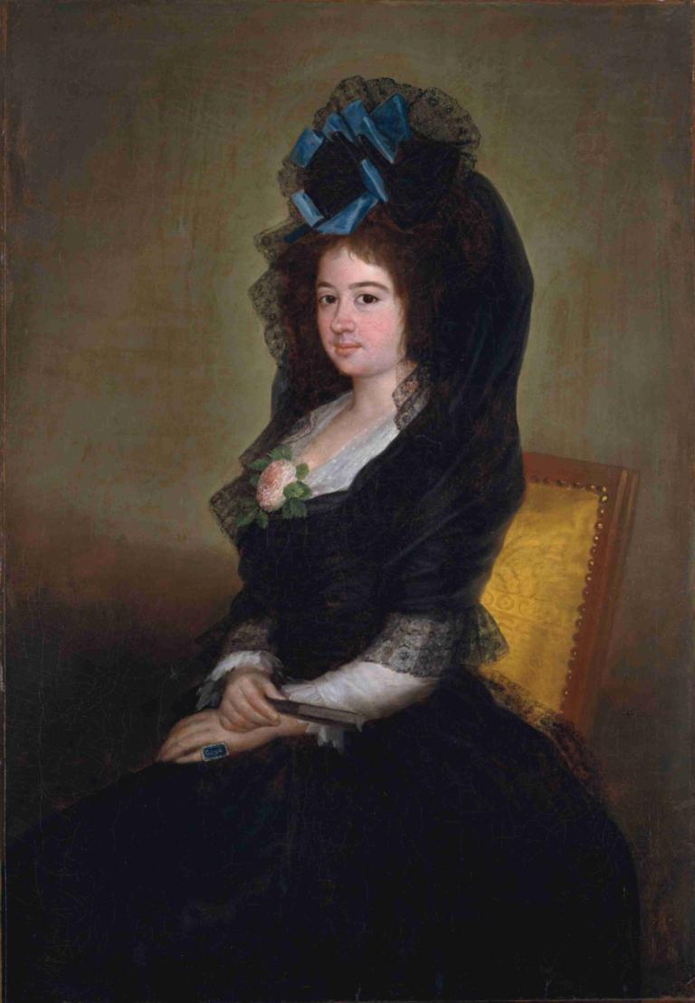 Narcisa Barañana de Goicoechea,Francisco de Goya,Lukisan cat minyak,Lukisan cat minyak, 1 gadis, solo