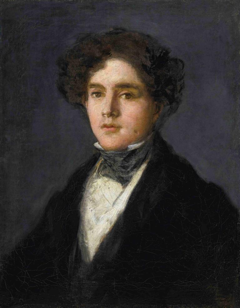 Portrait Of Mariano Goya, The Artist's Grandson,Potret Mariano Goya, Cucu Sang Seniman,Francisco de Goya