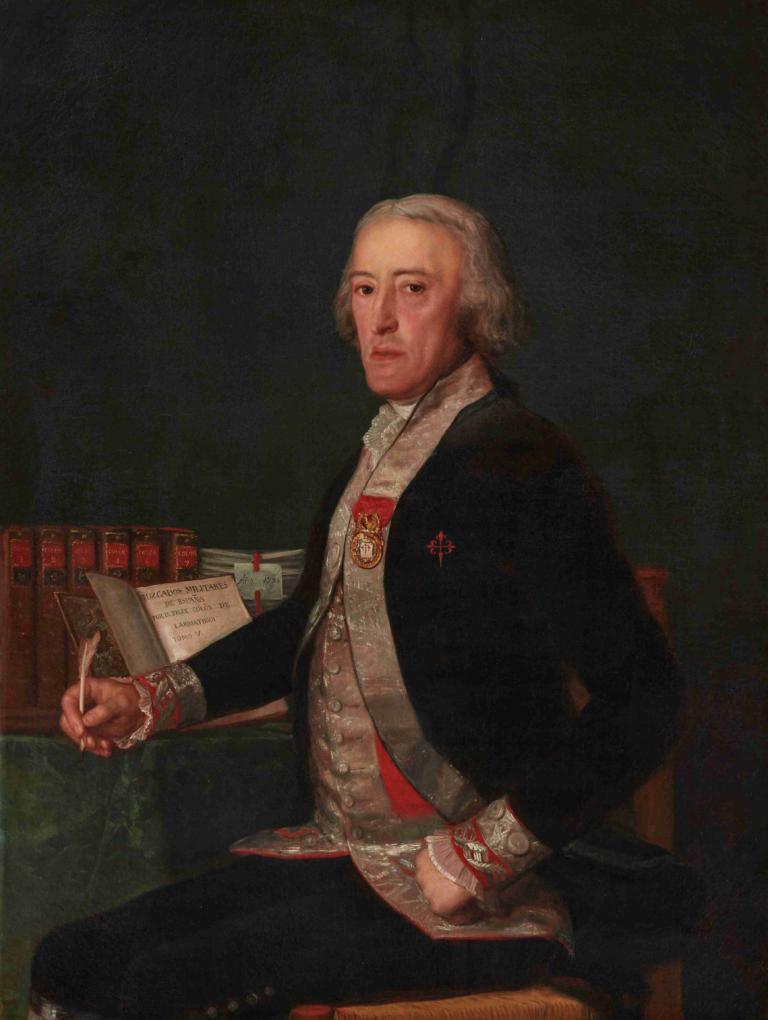 Portrait of Félix Colón de Larriátegui,Potret Félix Colón de Larriátegui,Francisco de Goya,Lukisan cat minyak