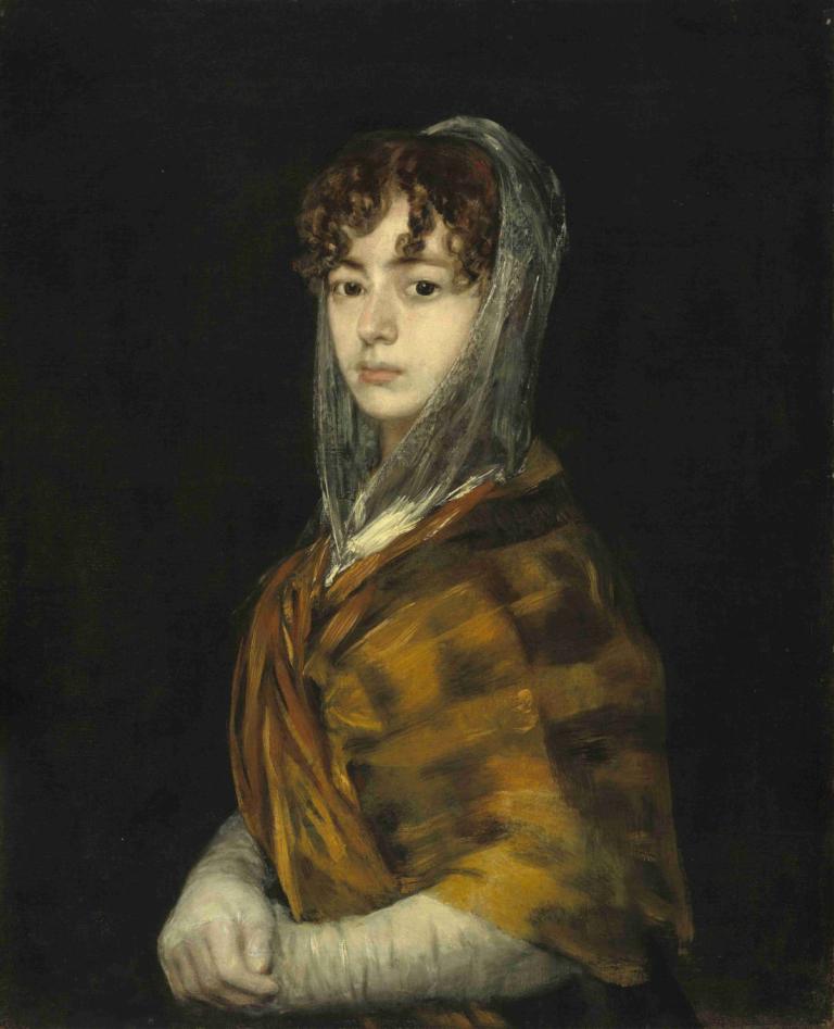 Señora Sabasa Garcia,Mrs Sabasa Garcia,Francisco de Goya,Lukisan cat minyak,Lukisan cat minyak, solo