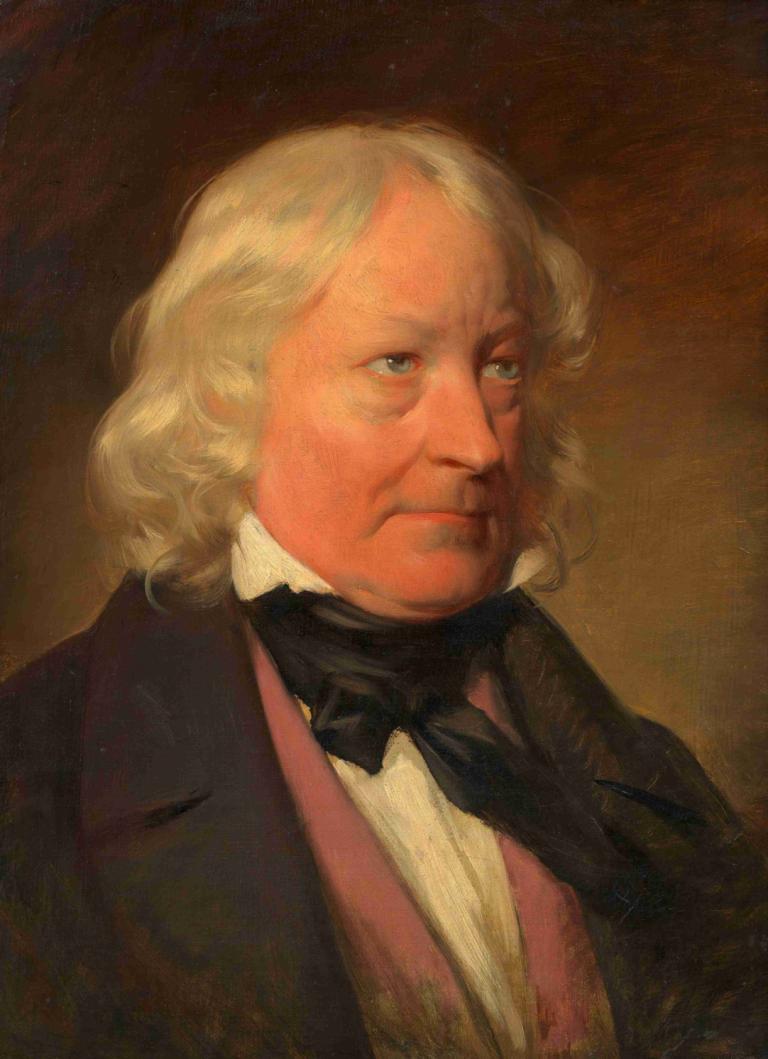 Bertel Thorwaldsen, Bildhauer,Friedrich von Amerling,Ölgemälde,Ölgemälde, Solo, 1Junge, männlicher Fokus, alt