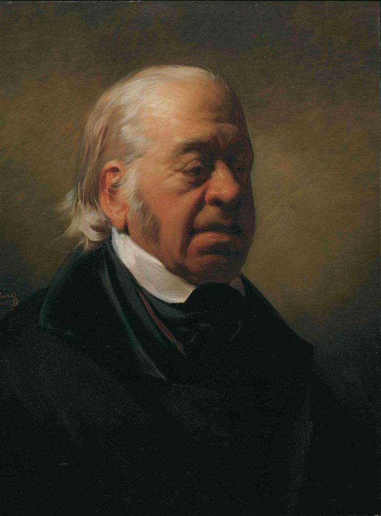 Der Maler Johann Nepomuk Schödlberger,德馬勒·約翰·尼波穆克·舍德爾伯格,Friedrich von Amerling,弗裡德里希·馮·阿莫林,油畫,油畫, 1男孩, 獨奏