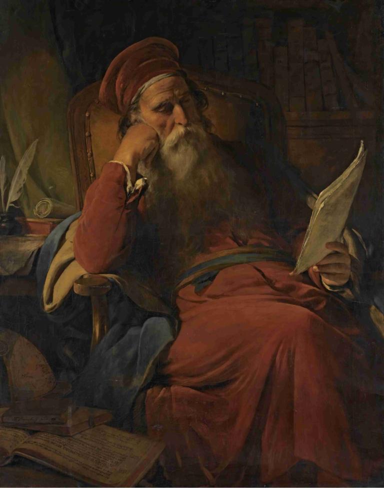 Gelehrter In Seiner Studierstube (Scholar In His Study)