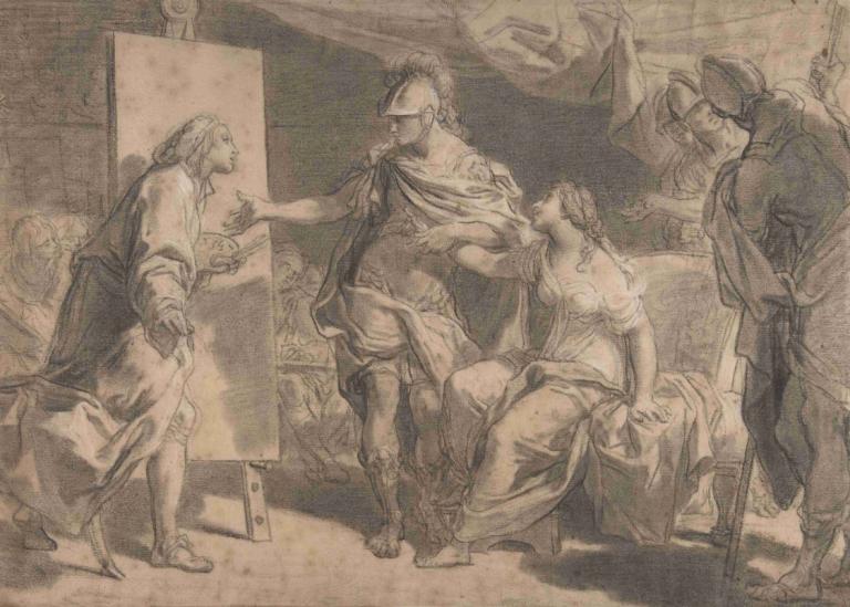 Alexander the Great Offering His Concubine Campaspe to the Painter Apelles,Gaetano Gandolfi