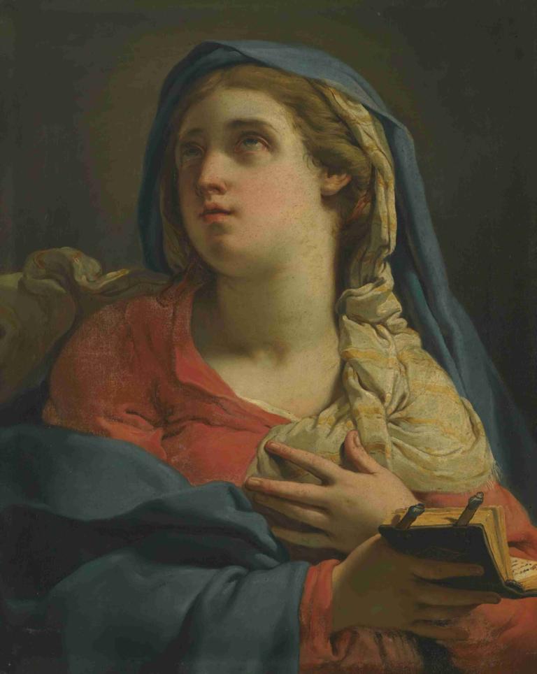 Madonna Annunciate,Onze-Lieve-Vrouw van de Aankondiging,Gaetano Gandolfi,Olieverf,Olieverf