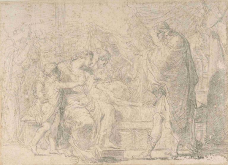 The Royal Family of Troy Mourning the Death of Hector