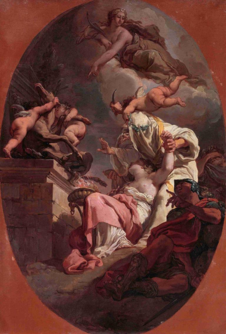 The Sacrifice of Iphigenia,Die Opferung der Iphigenie,Gaetano Gandolfi,Ölgemälde,Ölgemälde, Kunstparodie