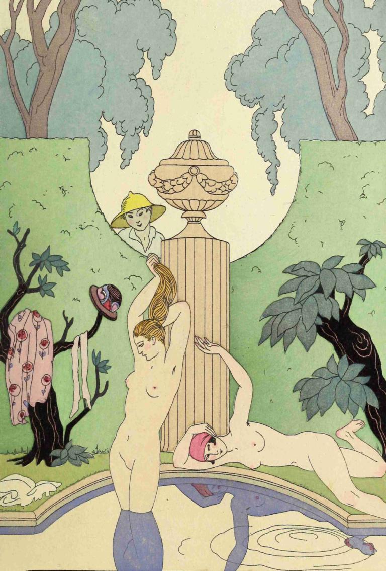 Falbalas et fanfreluches, La Luxure,Falbalas dan embel-embel, La Luxure,George Barbier,Ilustrasi,Ilustrasi