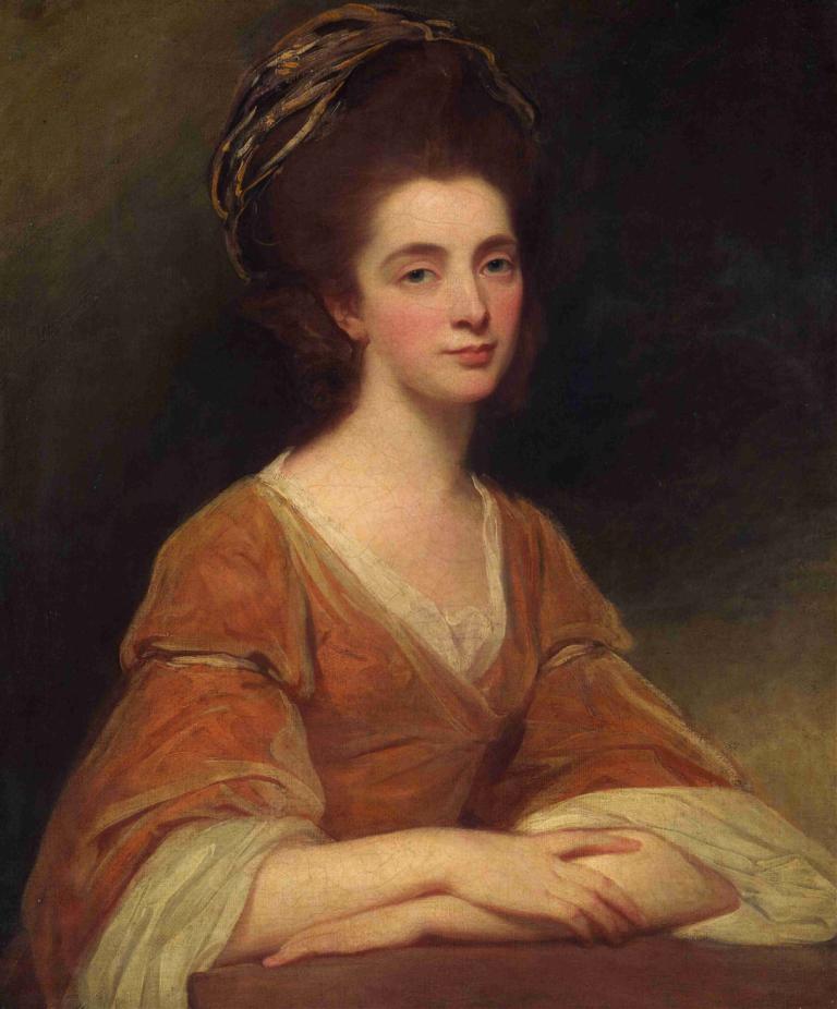 Mrs. Charles Frederick,Fru Charles Frederick,George Romney,Oljemålning,Oljemålning, 1 tjej, konstparodi, solo